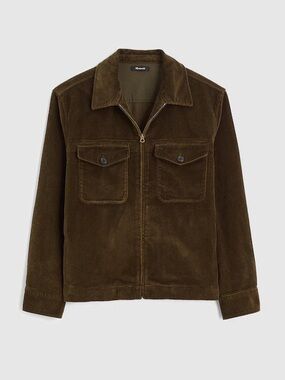 Madewell Corduroy Zip-Front Workwear Jacket